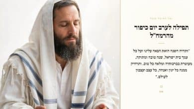 תפילה לערב יום הכיפורים | מתפילות לרמח"ל 27 תפילה לערב יום הכיפורים מהרמח"ל